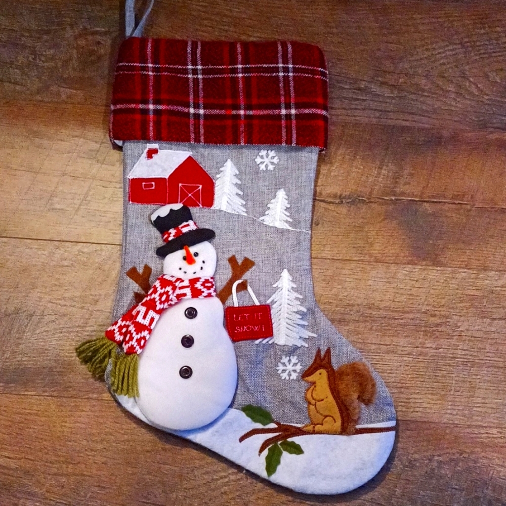 Gorgeous snowman stocking🎄✨